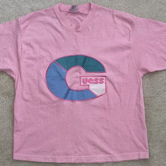 Guess Tops - Vintage Guess pink t-shirt